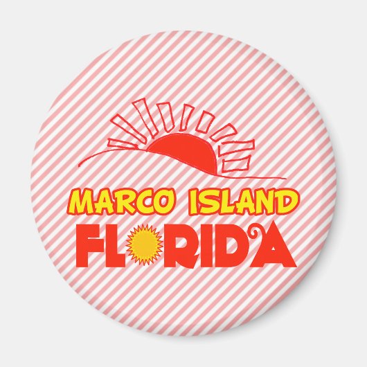 Marco Island, Florida Magneet (Voorkant)