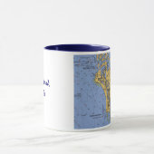 Marco Island, Florida Nautical Chart Coffee Mok (Midden)