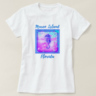 Marco Island Florida  Seahorse Vacation T-shirt