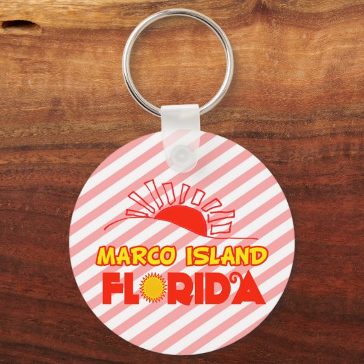 Marco Island, Florida Sleutelhanger (Voorkant)