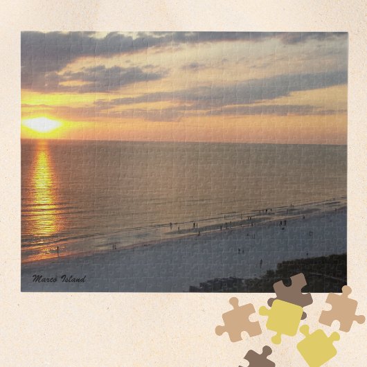 Marco Island Florida Sunset en Beach Legpuzzel