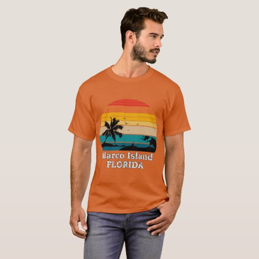 Marco Island FLORIDA T-shirt (Voorkant volledig)