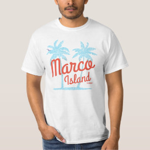 Marco Island Florida Vacation USA Retro T-shirt