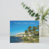 Marco Island Naples Florida Bridge Foto Briefkaart (Staand voorkant)
