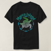 Marco Island Tribal Turtle Gift T-shirt (Design voorkant)