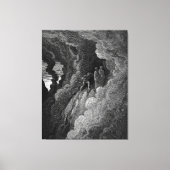 Marco Lombardo volgt de dichters Dante Canvas Afdruk (Voorkant)
