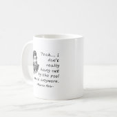 Marco Polo door de Pool Funny Mug Koffiemok (Voorkant links)