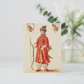 Marco Polo gekleed in Tartar costume Briefkaart (Staand voorkant)