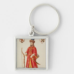 Marco Polo gekleed in Tartar costume Sleutelhanger