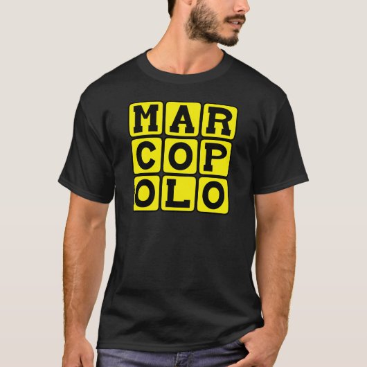 Marco Polo, Italiaanse verkenner T-shirt (Voorkant)