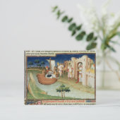 Marco Polo met olifanten en kamelen aankomen Briefkaart (Staand voorkant)