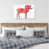 Marco polo-schaap canvas afdruk (Insitu (Slaapkamer))