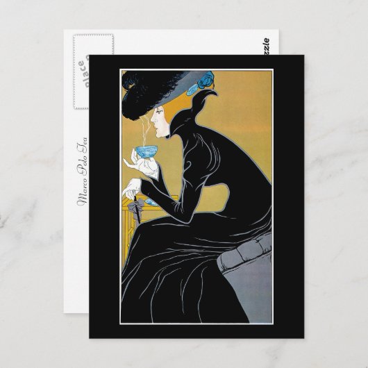 Marco Polo Tea Briefkaart (Voorkant / Achterkant)