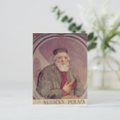 Marco Polo uit de "Sala del Mappamondo" Briefkaart (Staand voorkant)