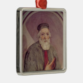 Marco Polo uit de "Sala del Mappamondo" Metalen Ornament (Rechts)