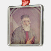 Marco Polo uit de "Sala del Mappamondo" Metalen Ornament (Links)