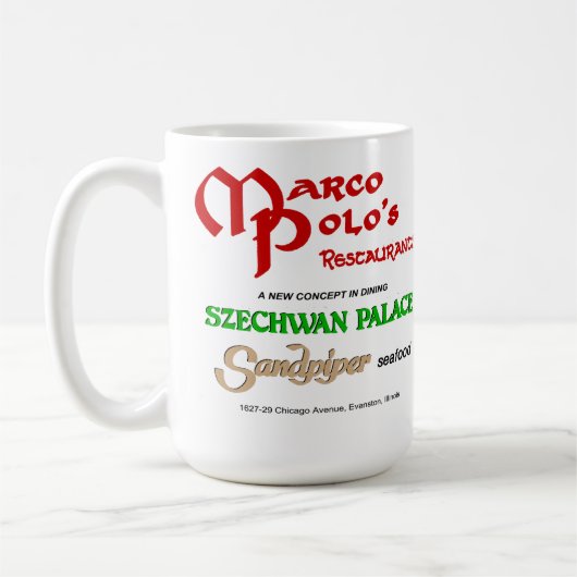 Marco Polo's Restaurants, Evanston, IL Koffiemok (Links)