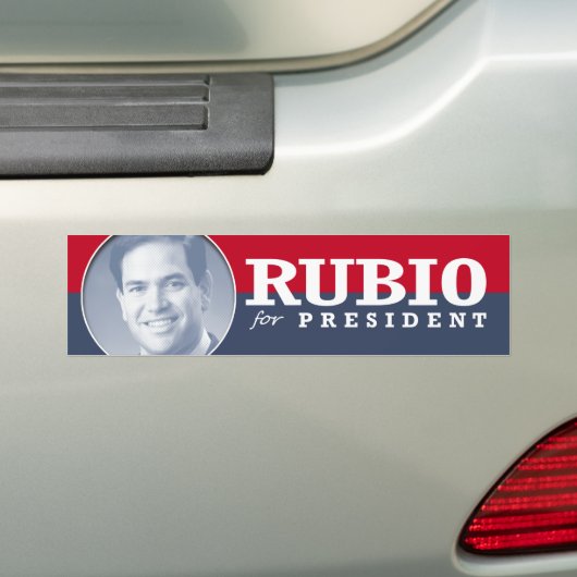 MARCO RUBIO 2016 BUMPERSTICKER (Op auto)