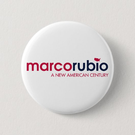 Marco Rubio 2016 Campaign Button - 2,25-inch ronde (Voorkant)