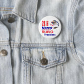 Marco RUBIO 2016 Ronde Button 5,7 Cm (In situ)