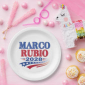 Marco Rubio 2028 (3e) Papieren Bordje (Feest)