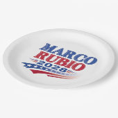 Marco Rubio 2028 (3e) Papieren Bordje (Gekanteld)
