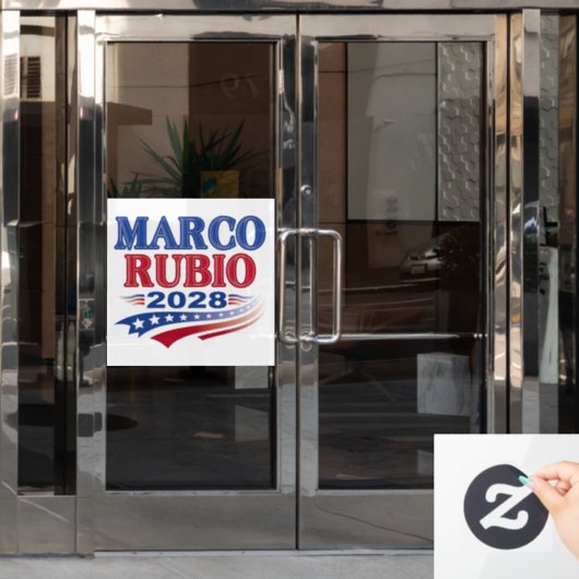 Marco Rubio 2028 (3e) Raamsticker (Kantoordeur)