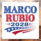 Marco Rubio 2028 (3e) Raamsticker (Vel 2)
