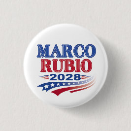 Marco Rubio 2028 (3e) Ronde Button 3,2 Cm