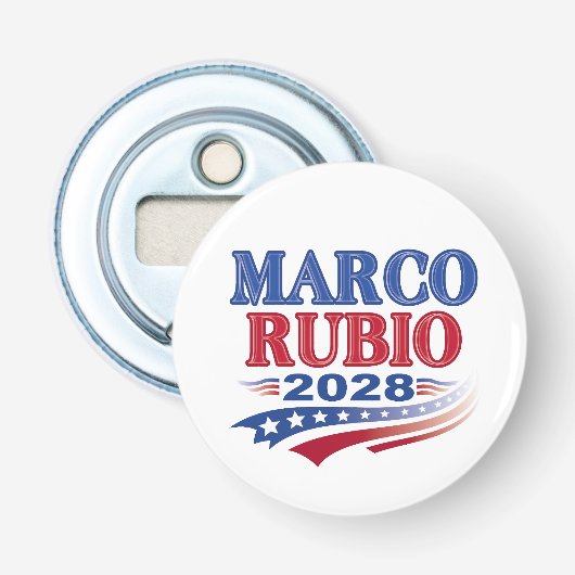 Marco Rubio 2028 (3st) Button Flesopener (Voorkant)