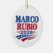 Marco Rubio 2028 (3st) Keramisch Ornament (Rechts)