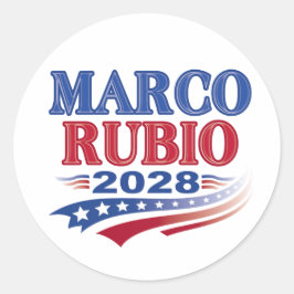 Marco Rubio 2028 (3st) Ronde Sticker