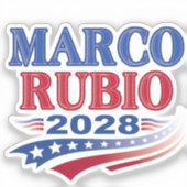 Marco Rubio 2028 (3st) Sticker (Voorkant)