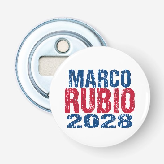 Marco Rubio 2028 (dis) Button Flesopener (Voorkant)