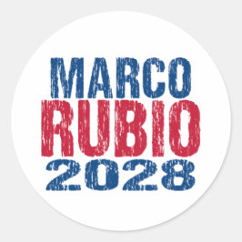 Marco Rubio 2028 (niet) Ronde Sticker