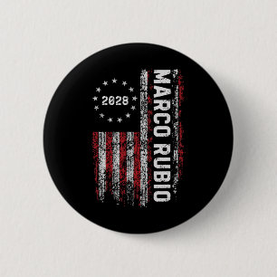 Marco Rubio 2028 President 48 Verkiezingscampagne  Ronde Button 5,7 Cm