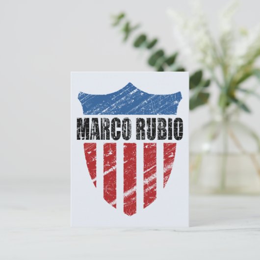 Marco Rubio Briefkaart (Staand voorkant)