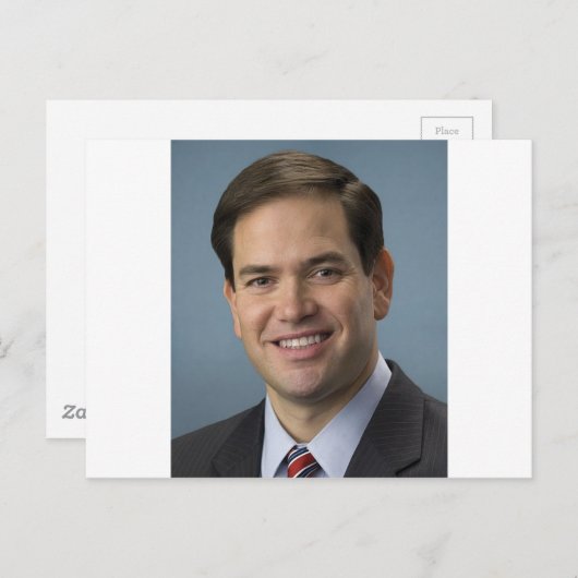 marco rubio briefkaart (Voorkant / Achterkant)