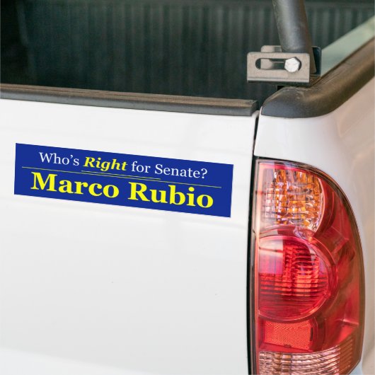 Marco Rubio Bumpersticker (Op Truck)