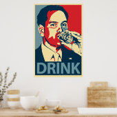 Marco Rubio - "Drink" Obama Parody Poster (Keuken)