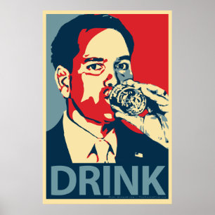 Marco Rubio - "Drink" Obama Parody Poster