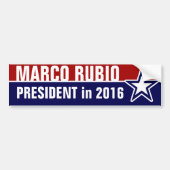 Marco Rubio in 2016 Bumpersticker (Voorkant)