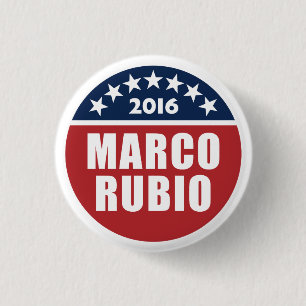 Marco Rubio voor president 2016 Ronde Button 3,2 Cm