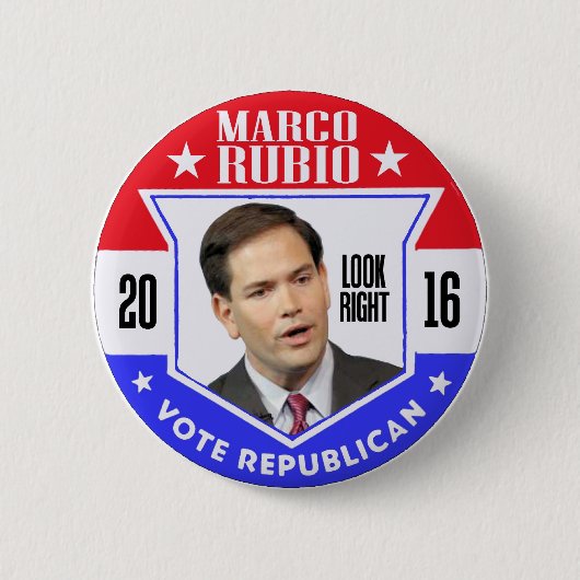 Marco Rubio voor President 2016 Ronde Button 5,7 Cm (Voorkant)