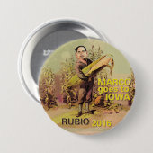 Marco Rubio voor President 2016 Ronde Button 7,6 Cm (Voorkant /achterkant)