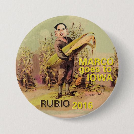 Marco Rubio voor President 2016 Ronde Button 7,6 Cm (Voorkant)