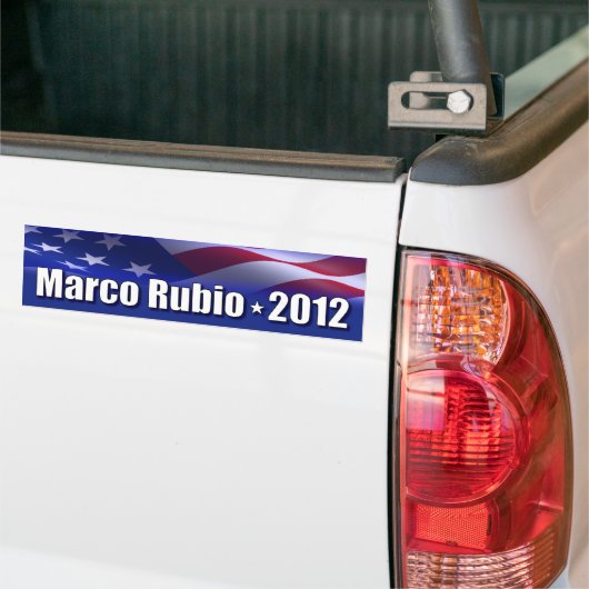 Marco Rubio voor President Bumpersticker (Op Truck)