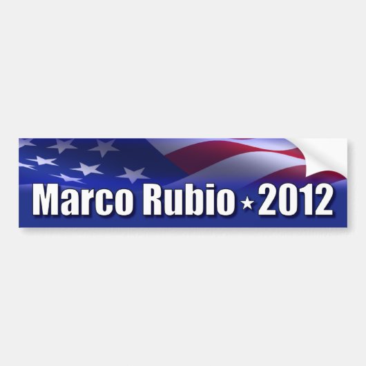 Marco Rubio voor President Bumpersticker (Voorkant)