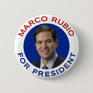 Marco Rubio voor President Ronde Button 5,7 Cm