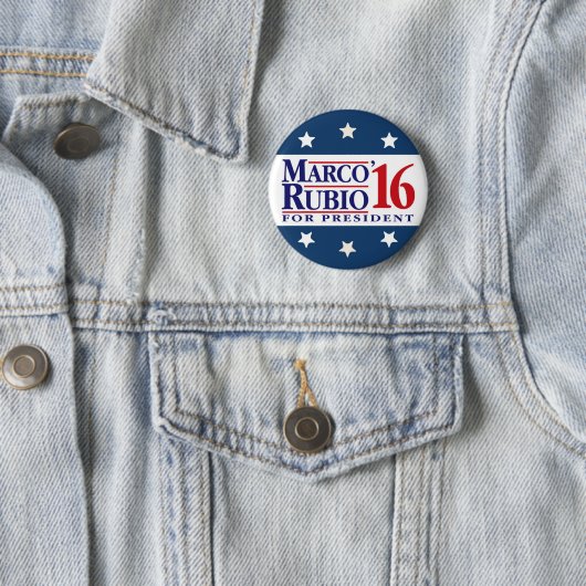 Marco Rubio voor President Ronde Button 5,7 Cm (In situ)
